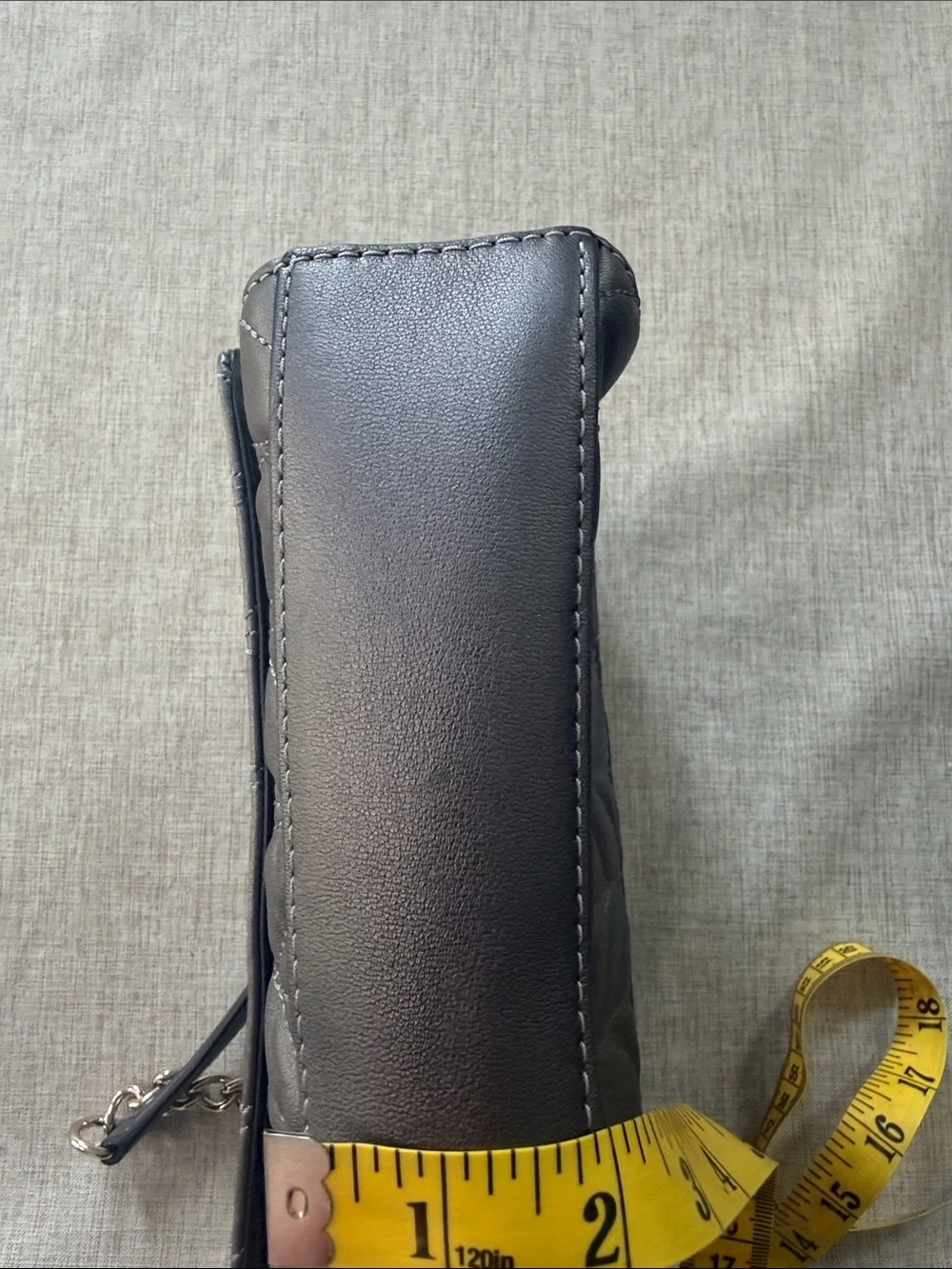 Kate Spade‎ Emelyn Briar Lane Quilted Gunmetal Shoulder Bag